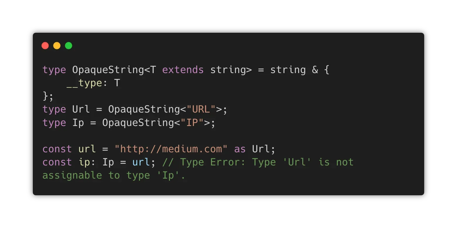 Opaque String